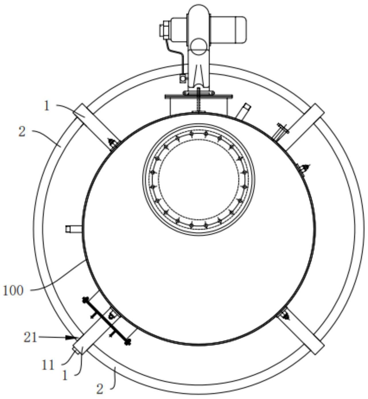 组合锅炉吊装定位装置及方法与流程