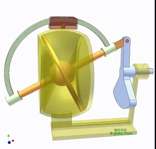 摆盘机构3 wobbling disk mechanism 3